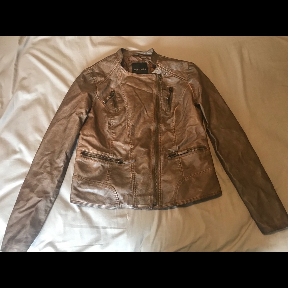 Maurice’s size Large faux leather jacket